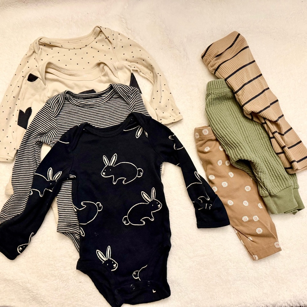7pc 3M baby girl bundle
